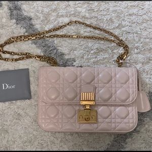 Dior DiorAddict Pink Flap Bag Classic Cannage New